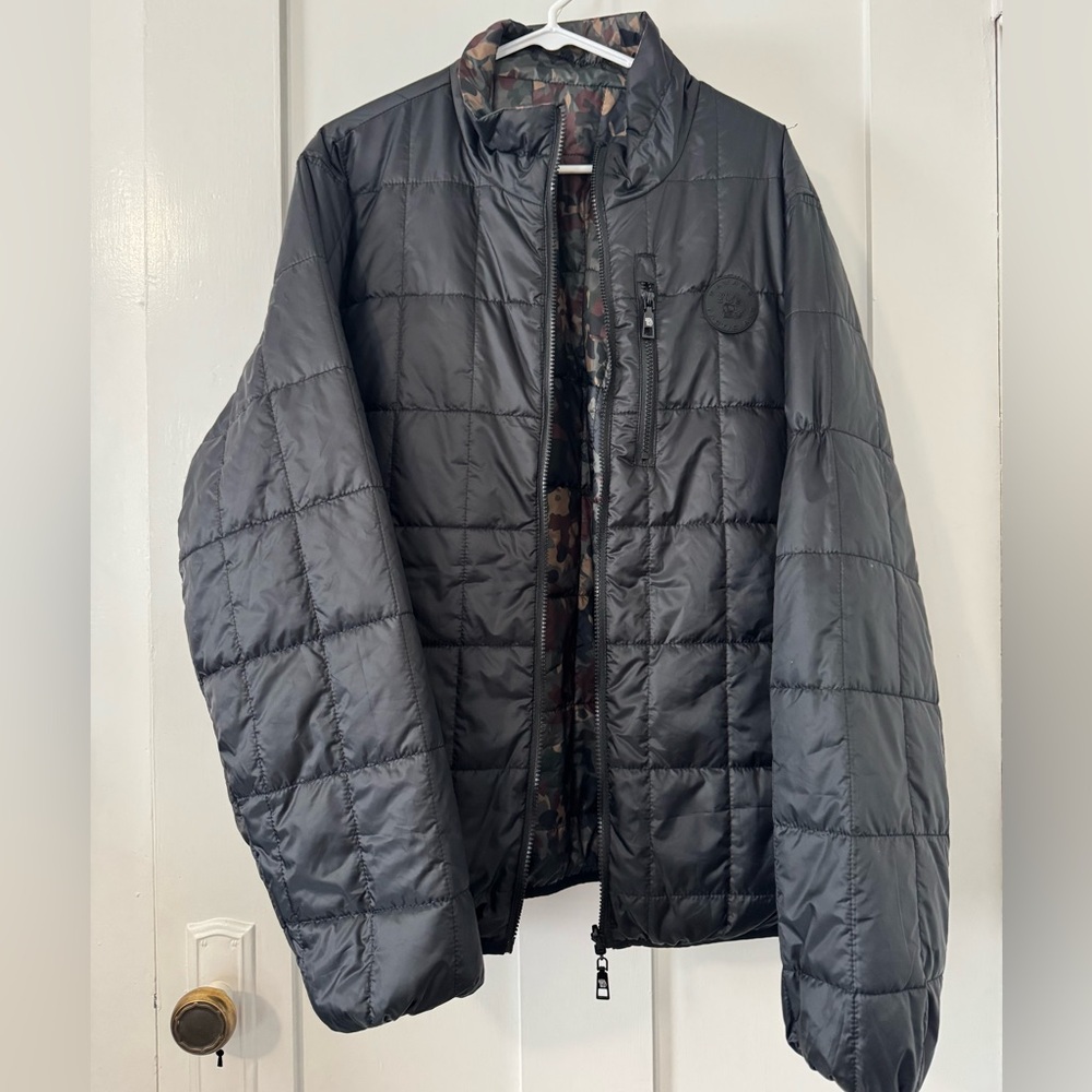 Savage Tacticians Camo Reversible Woobie Jacket